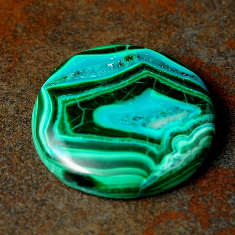 Malachite Chrysocolla Cabochon